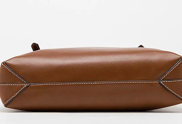 Genuine Leather handbag shoulder bag large tote for women leather shopper bag