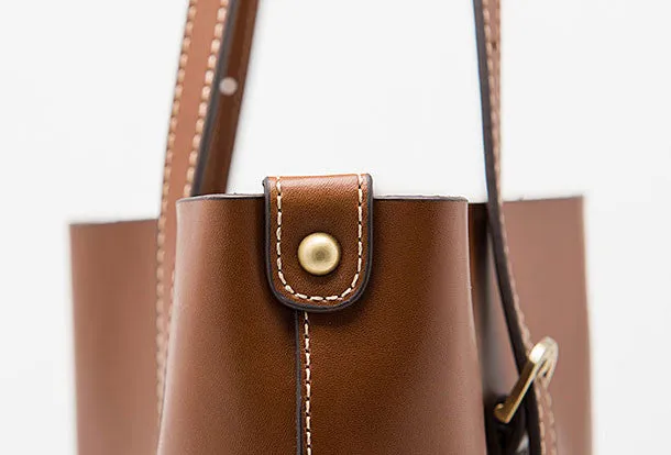 Genuine Leather handbag shoulder bag large tote for women leather shopper bag