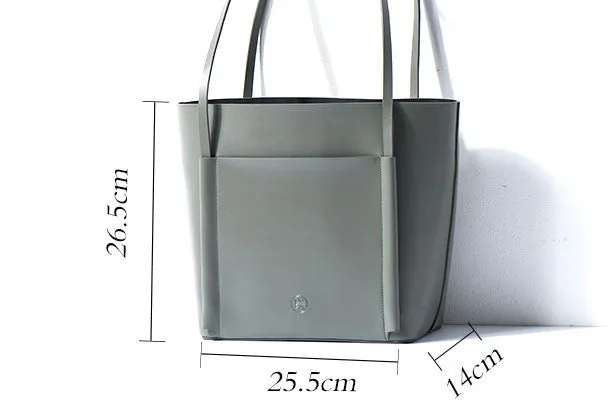Genuine Leather handbag shoulder bag large tote for women leather shopper bag
