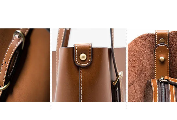 Genuine Leather handbag shoulder bag large tote for women leather shopper bag