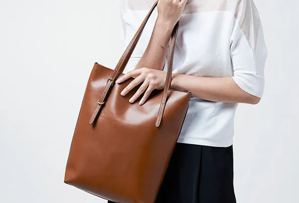 Genuine Leather handbag shoulder bag large tote for women leather shopper bag