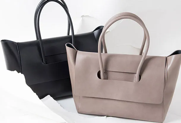 Genuine Leather handbag shoulder bag large tote for women leather shopper bag