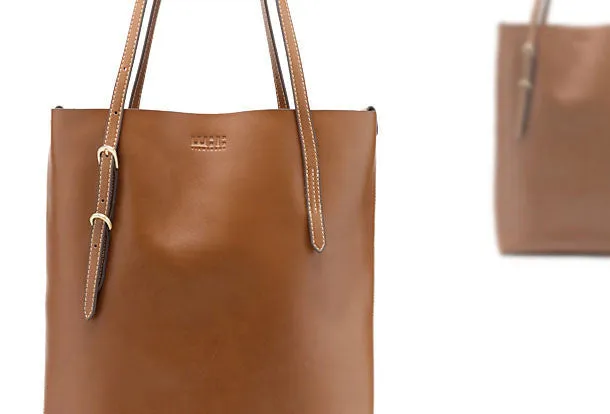 Genuine Leather handbag shoulder bag large tote for women leather shopper bag