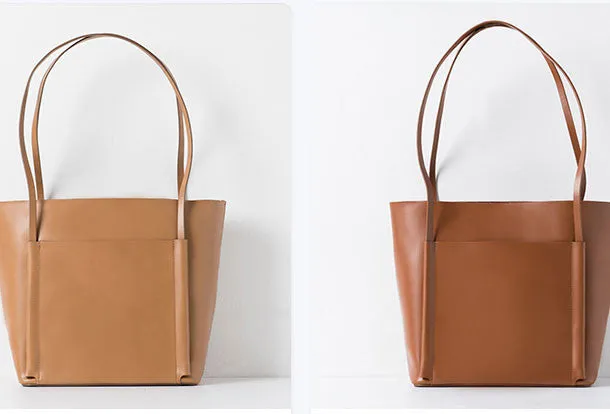 Genuine Leather handbag shoulder bag large tote for women leather shopper bag