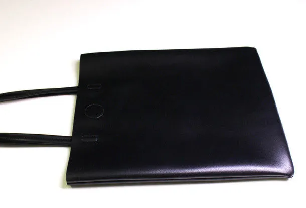 Genuine Leather handbag small black shoulder bag brown tote for women leather shopper bag
