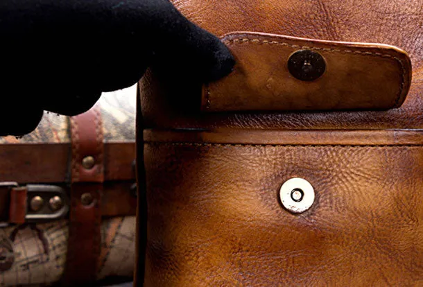 Genuine Leather Handbag Vintage Tote Bag Crossbody Bag Shoulder Bag Purse For Women