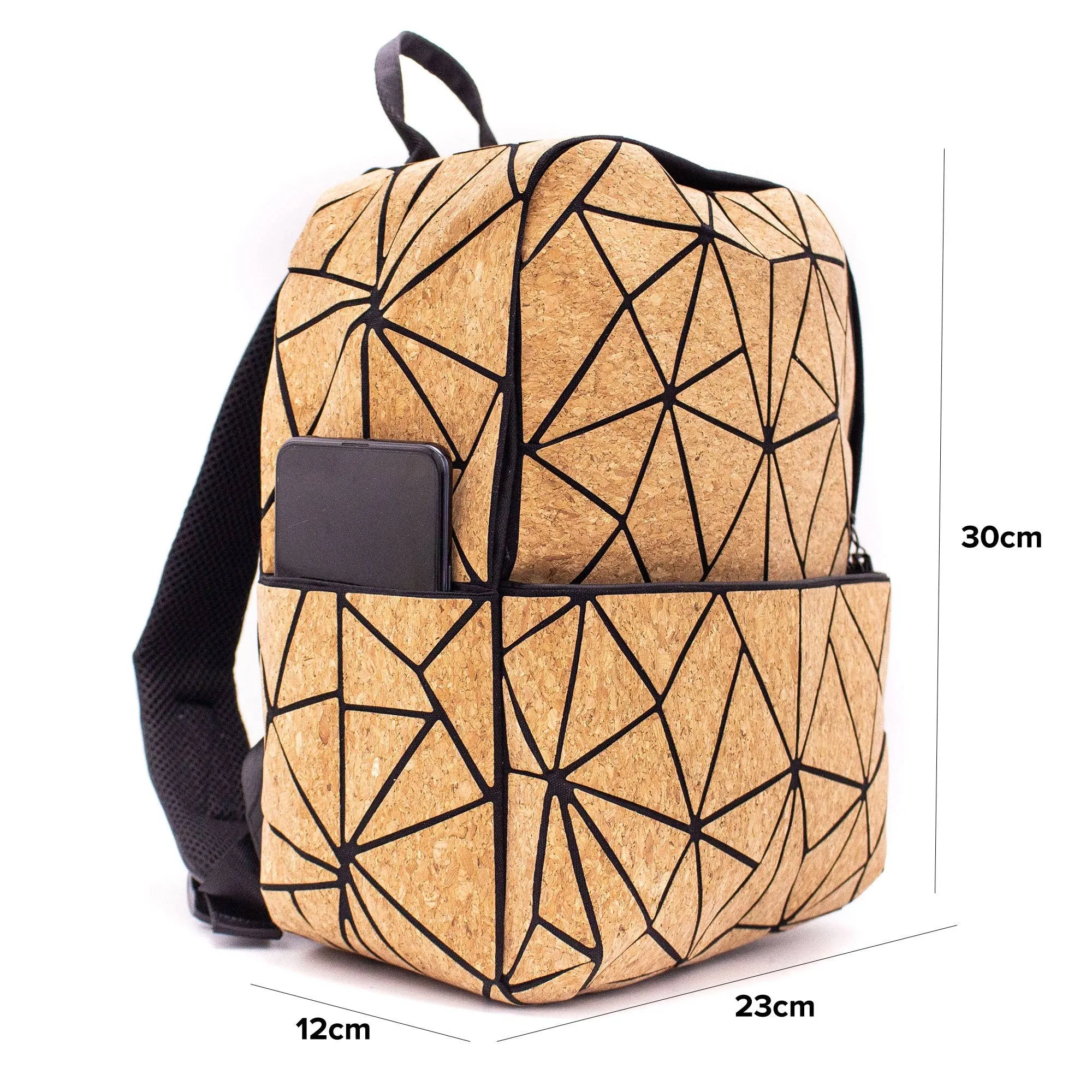 Geometric Cork backpack BAG-2064
