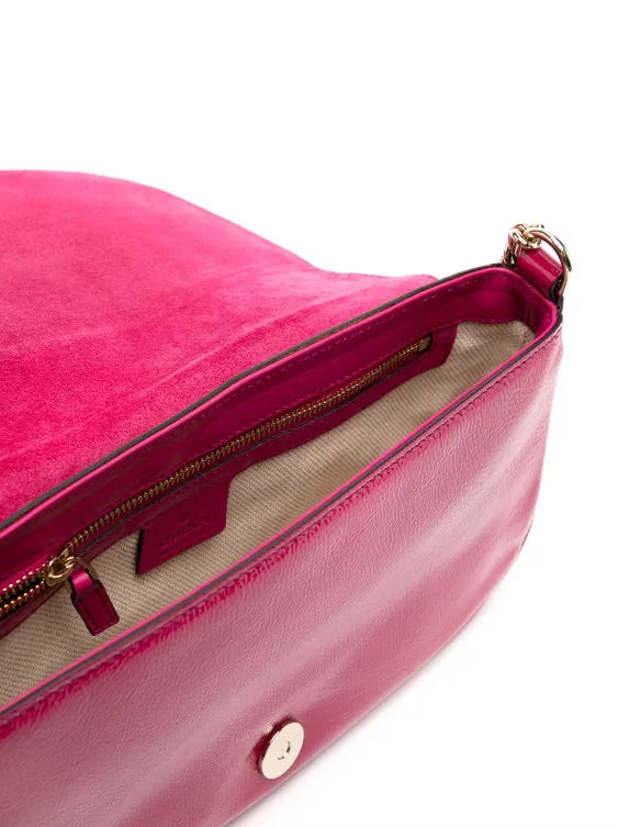Gucci Pink leather Soho mid size chain shoulder bag