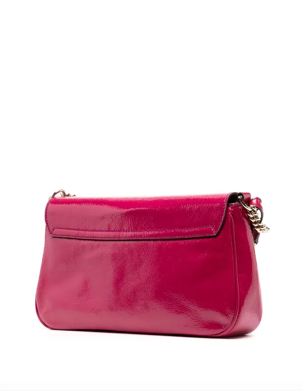 Gucci Pink leather Soho mid size chain shoulder bag