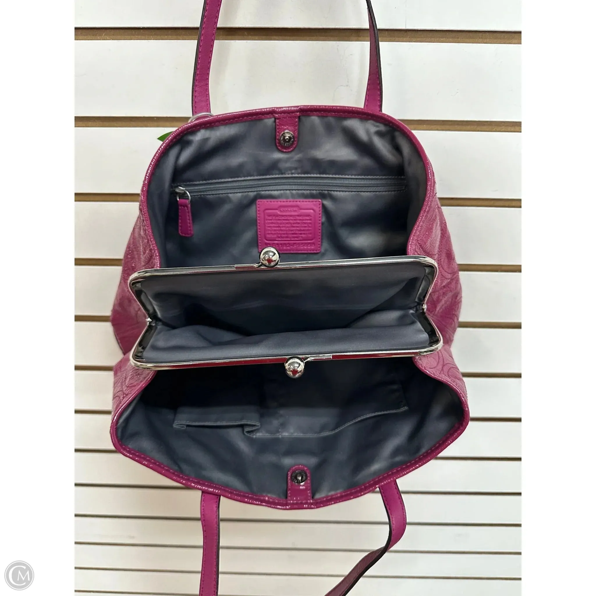Handbag Designer By Coach, Size: Large