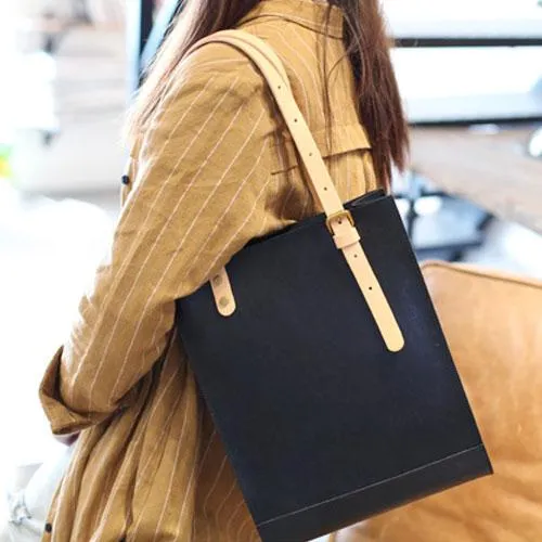 Handmade Black Leather Tote Bags for Women Black Leather Work Tote Bag Tote Leather Bags