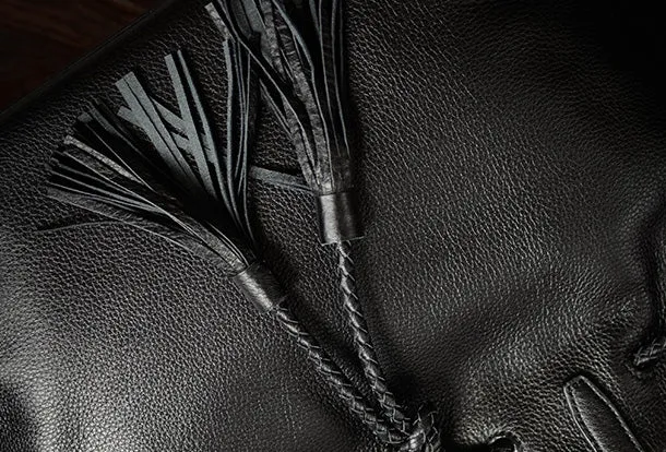 Handmade Genuine Leather Handbag Tote Bag Shopper Bag Shoulder Bag Purse For Women