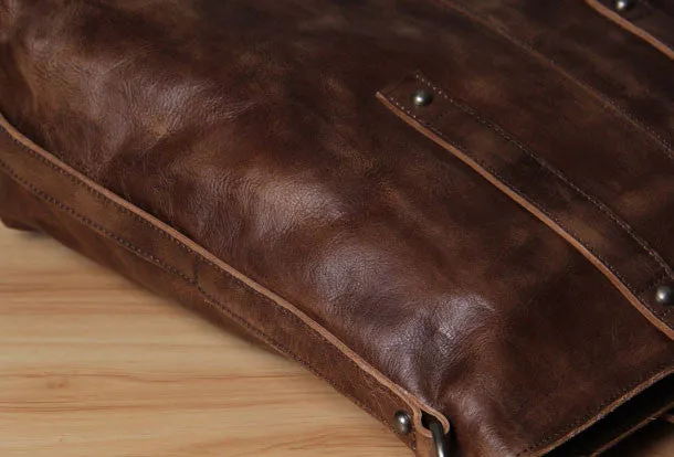 Handmade Leather handbag purse tote shoulder bag for women leather shopper bag
