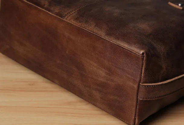 Handmade Leather handbag purse tote shoulder bag for women leather shopper bag