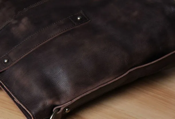 Handmade Leather handbag purse tote shoulder bag for women leather shopper bag