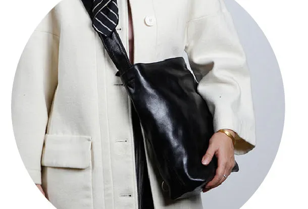 Handmade Leather Handbag Tote Bags Shopper Bag Shoulder Bag Purse For Women