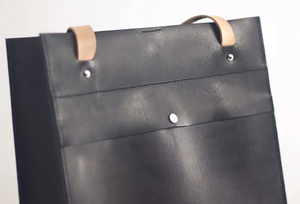 Handmade Leather handbag tote purse shoulder bag for shopper bag