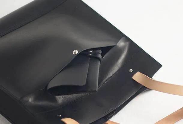Handmade Leather handbag tote purse shoulder bag for shopper bag
