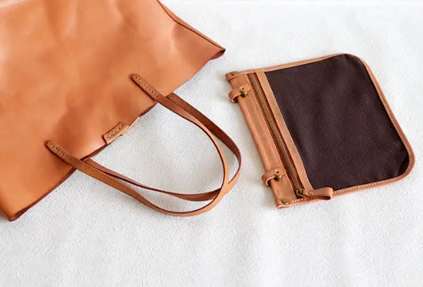 Handmade Leather handbag tote shopper bag for women leather shoulder bag