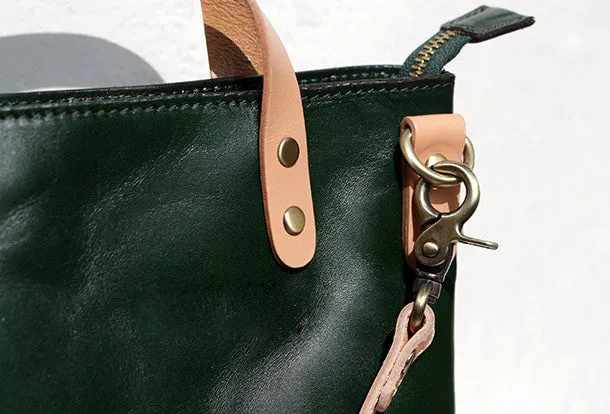 Handmade Leather tote bag shopper bag for women leather shoulder bag handbag