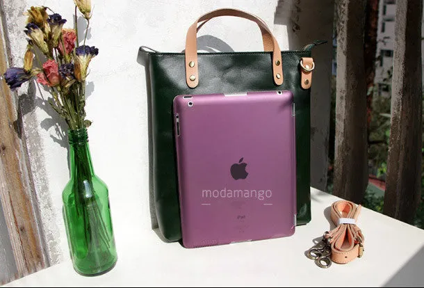 Handmade Leather tote bag shopper bag for women leather shoulder bag handbag