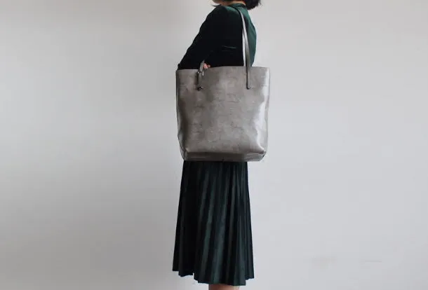Handmade Leather Tote Purse Handbag Shoulder Bag Large for Women Leather Shopper Bag