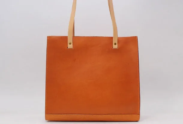 Handmade Leather Tote Purse Handbag Shoulder Bag Large for Women Leather Shopper Bag