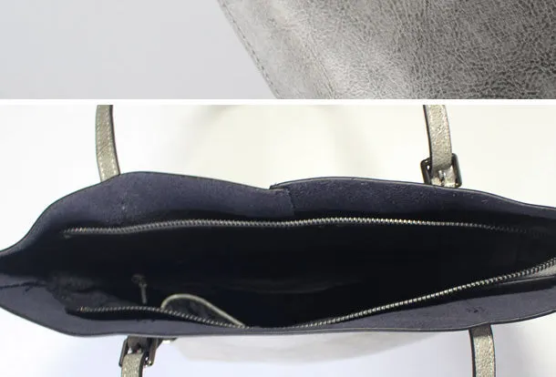 Handmade Leather Tote Purse Handbag Shoulder Bag Large for Women Leather Shopper Bag