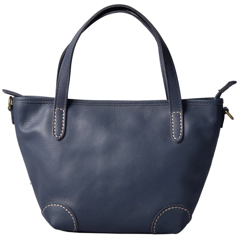 Handmade Leather Women Small Tote Handbag Shoulder Bag For Women
