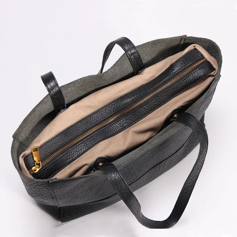 Handmade LEATHER WOMEN Tote Bag Tote Shoulder Purse FOR WOMEN
