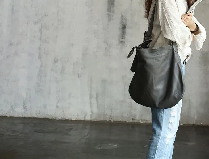 Handmade LEATHER WOMENs Hobo Shoulder Tote Vintage SHOULDER BAG FOR WOMEN