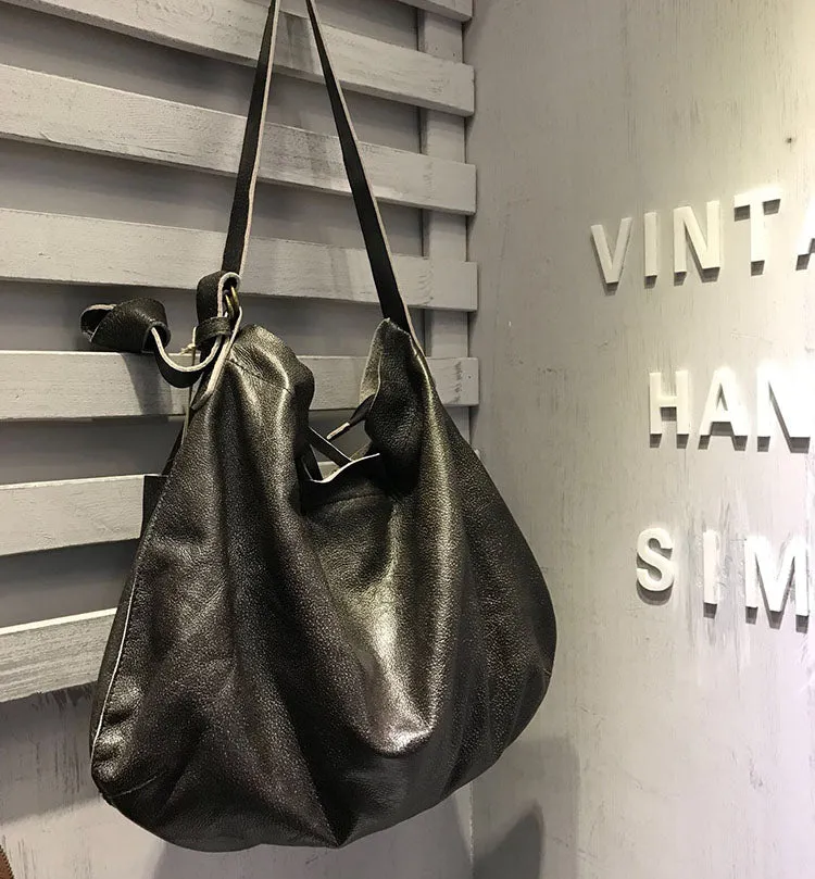 Handmade LEATHER WOMENs Hobo Shoulder Tote Vintage SHOULDER BAG FOR WOMEN
