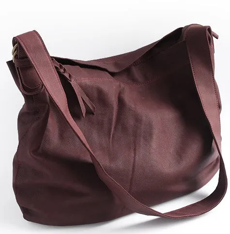 Handmade LEATHER WOMENs Hobo Shoulder Tote Vintage SHOULDER BAG FOR WOMEN
