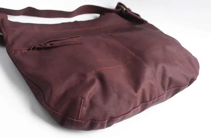 Handmade LEATHER WOMENs Hobo Shoulder Tote Vintage SHOULDER BAG FOR WOMEN