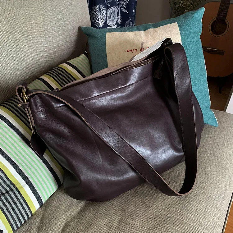 Handmade LEATHER WOMENs Hobo Shoulder Tote Vintage SHOULDER BAG FOR WOMEN