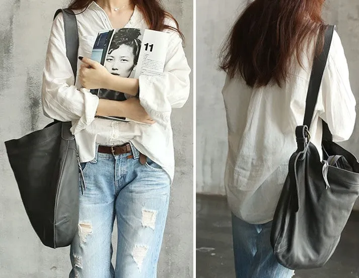 Handmade LEATHER WOMENs Hobo Shoulder Tote Vintage SHOULDER BAG FOR WOMEN