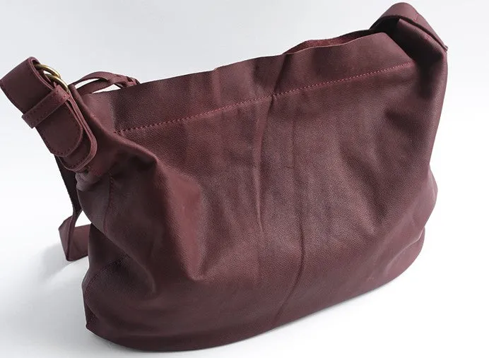Handmade LEATHER WOMENs Hobo Shoulder Tote Vintage SHOULDER BAG FOR WOMEN