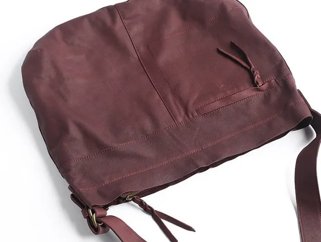 Handmade LEATHER WOMENs Hobo Shoulder Tote Vintage SHOULDER BAG FOR WOMEN