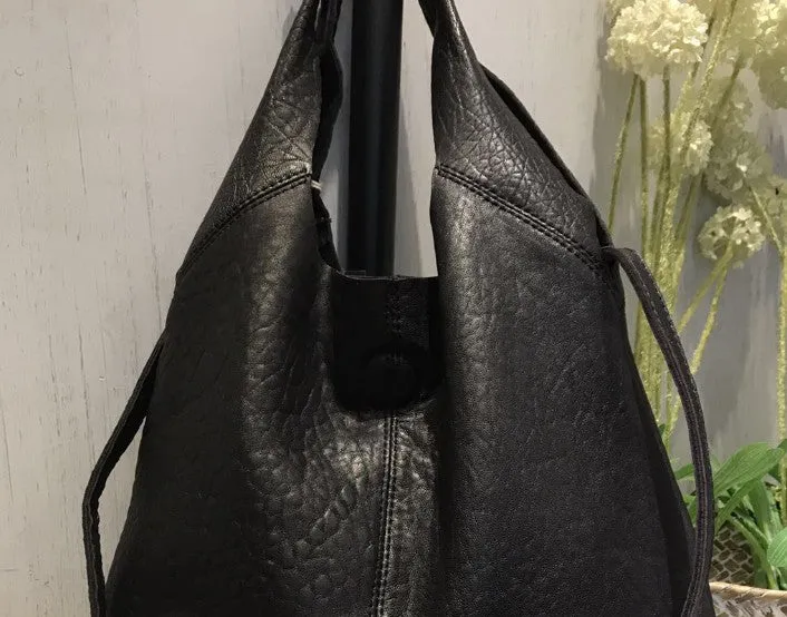 Handmade LEATHER WOMENs Small Shopper Tote SHOULDER Tote BAG FOR WOMEN