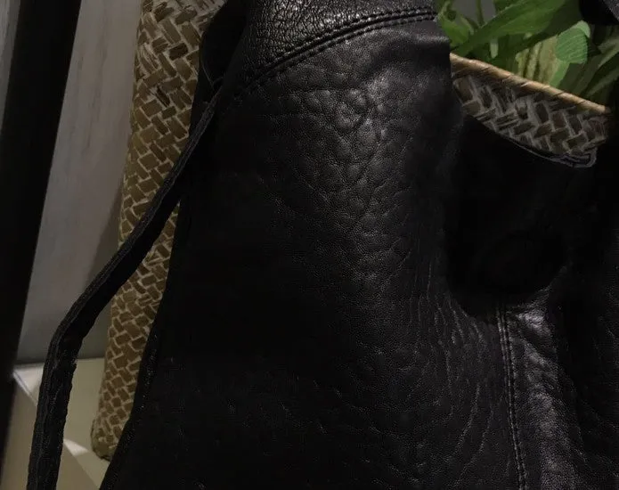 Handmade LEATHER WOMENs Small Shopper Tote SHOULDER Tote BAG FOR WOMEN
