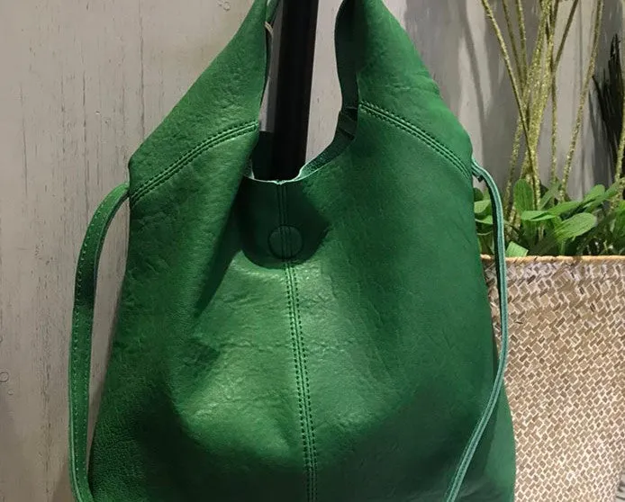 Handmade LEATHER WOMENs Small Shopper Tote SHOULDER Tote BAG FOR WOMEN