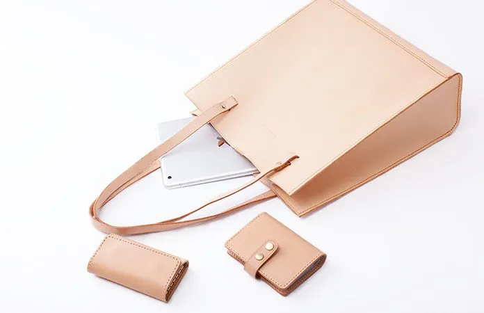 Handmade Leather Womens Tote Purse Handbag Tote Bag Work Tote Bag For Women