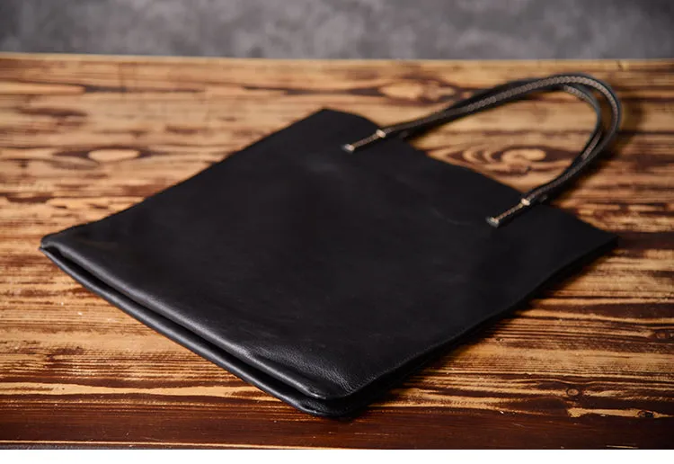 Handmade Women Leather Tote Bag Brown For Women