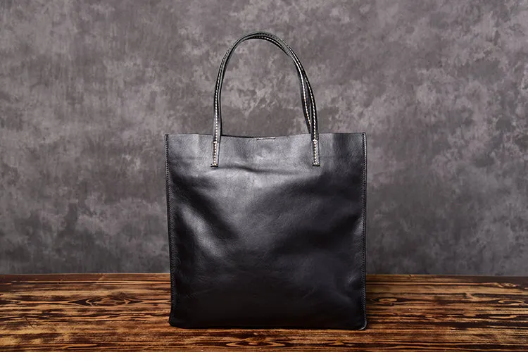 Handmade Women Leather Tote Bag Brown For Women