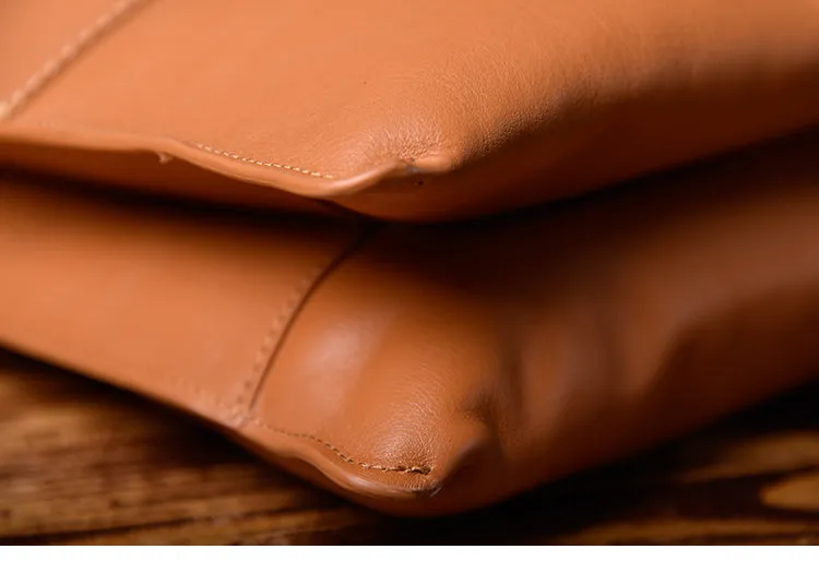 Handmade Women Leather Tote Bag Brown For Women