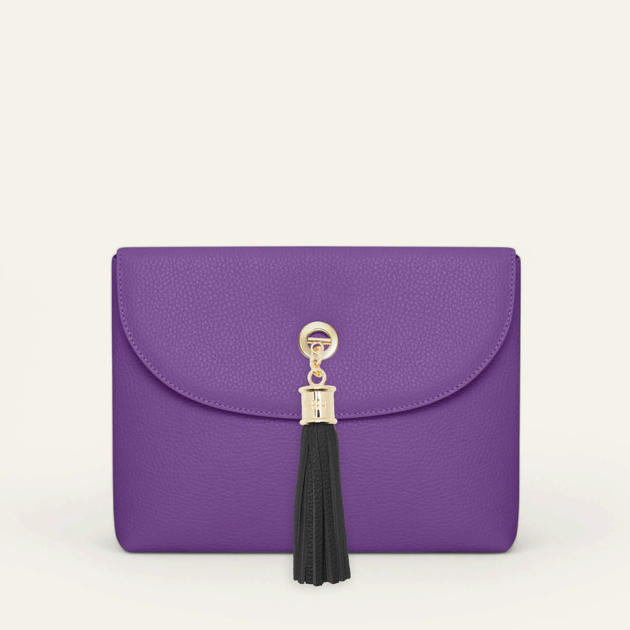 Jasmine Crossbody | Amethyst with Gold hardware