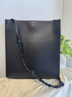 Jil Sander Black Leather Shoulder Bag