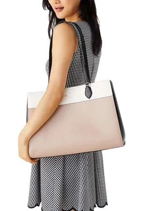 Kate Spade New York Madison Colorblock Saffiano Leather East West Laptop Tote