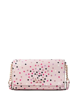 Kate Spade New York Staci Festive Confetti Small Flap Crossbody