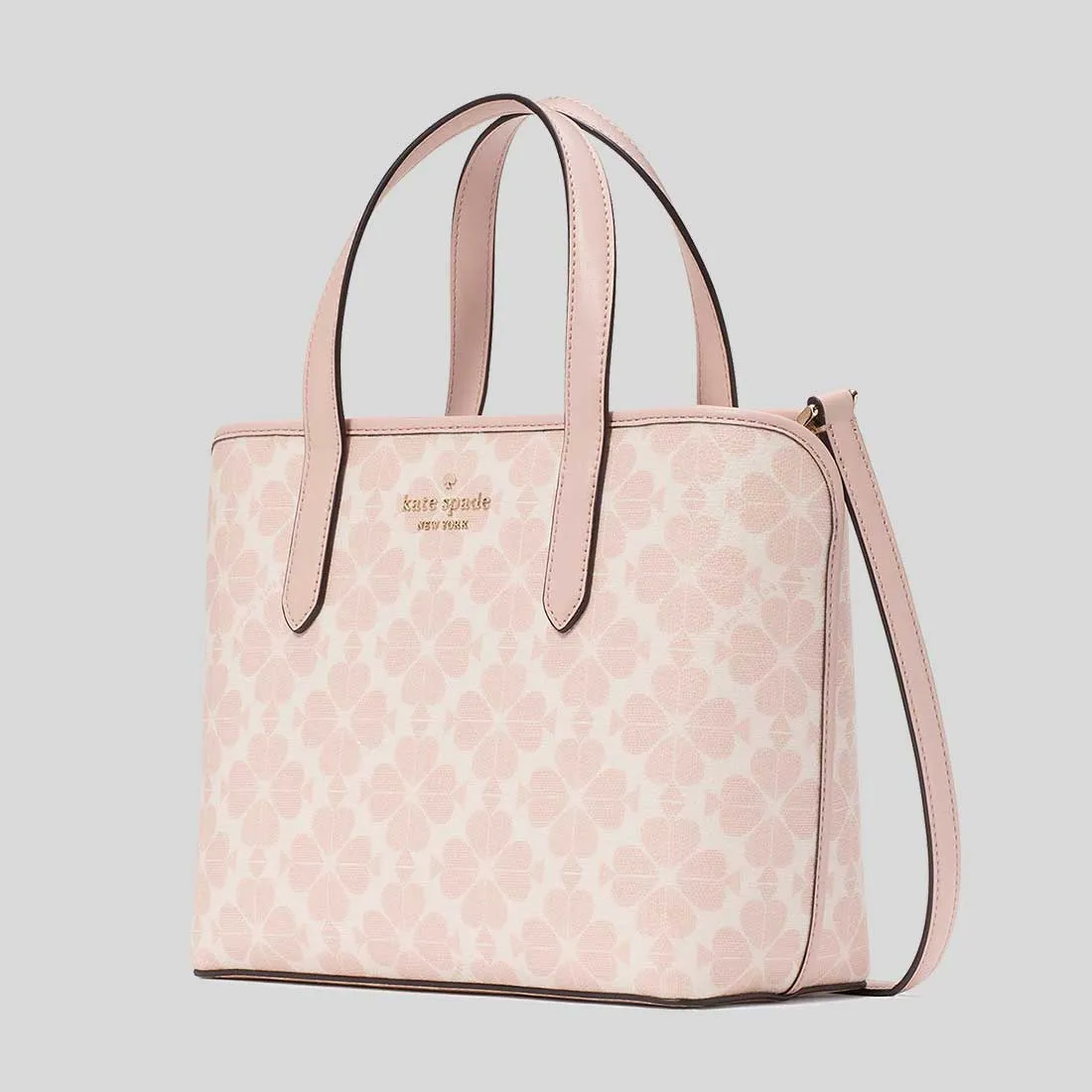KATE SPADE Signature Spade Flower Mini Tote Rose Smoke KH425